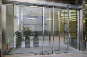 درب اتوماتیک تلسکوپی اسلایدینگی