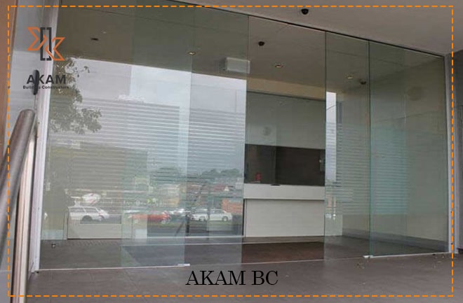 درب های اتوماتیک شیشه‌ای بدون فریم