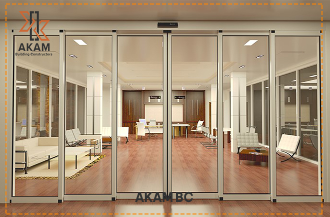 انواع درب های اتوماتیک شیشه ای اسلایدینگ