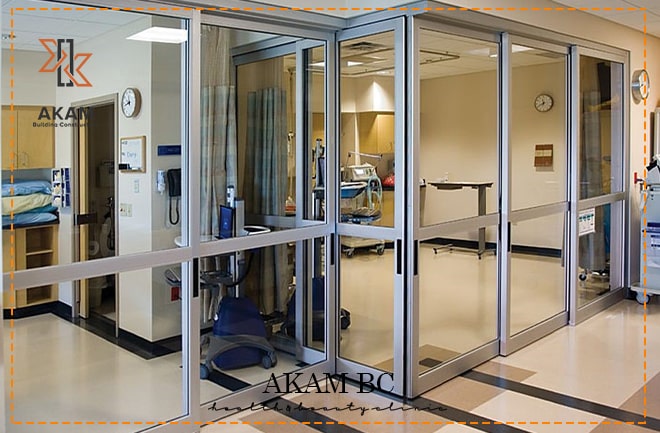 درب اتوماتیک شیشه ای سوئینگ